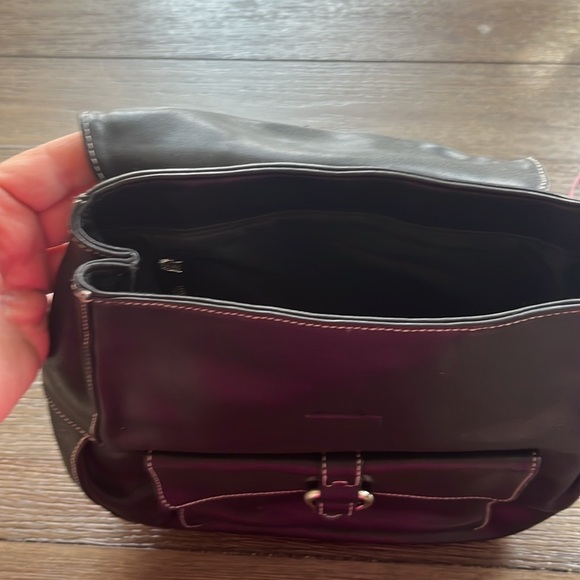 Perlina Black Soft Leather Backpack Bag main image 5